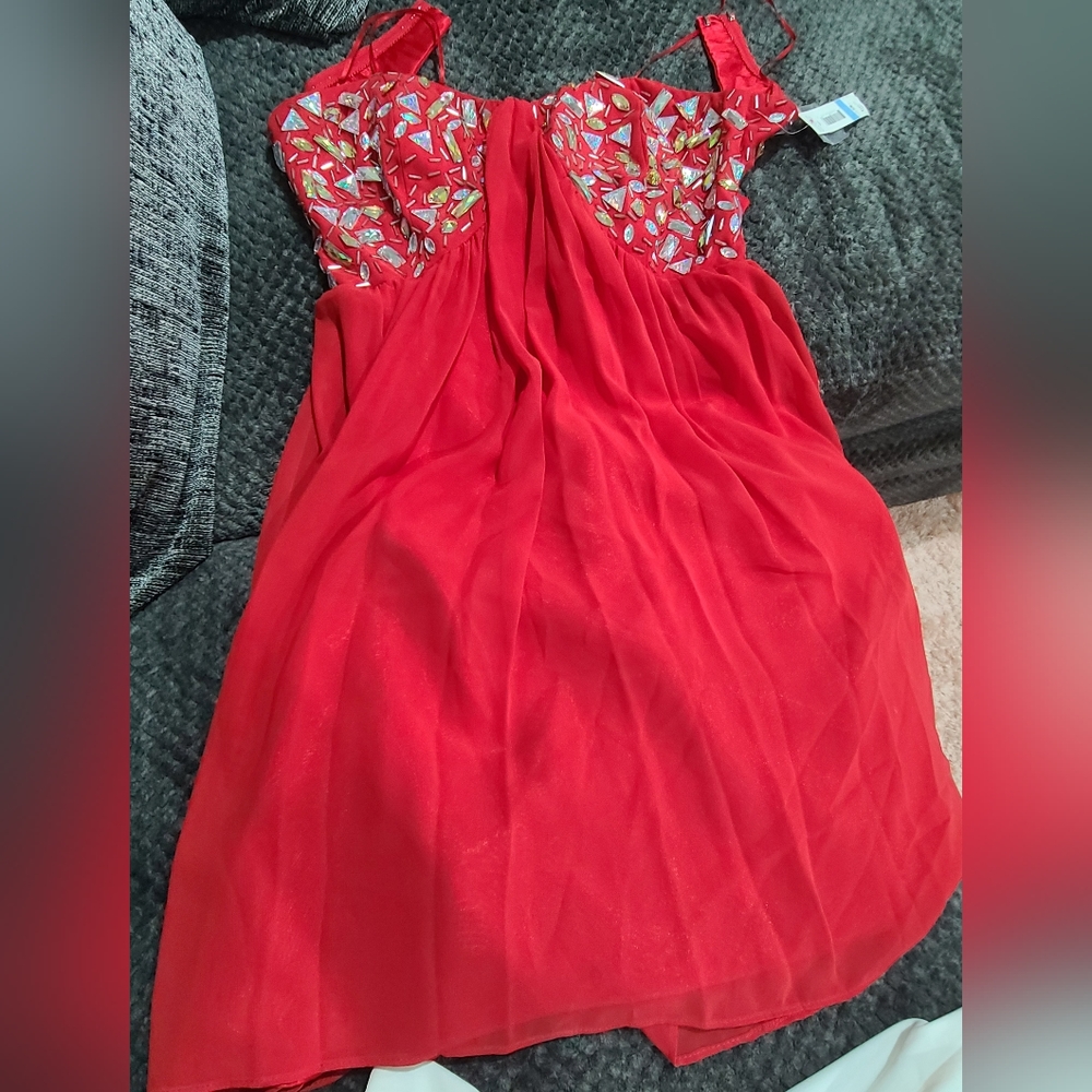 Red dress